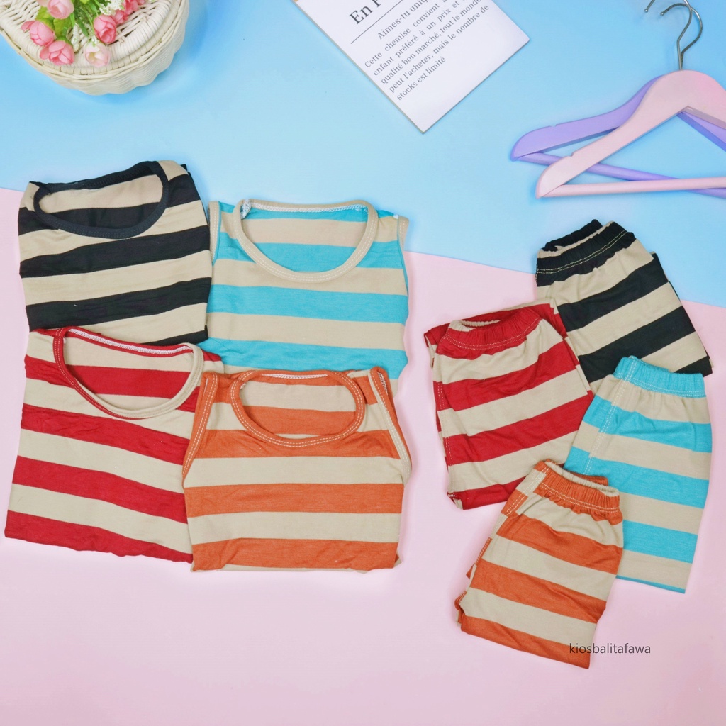 Set Sherly uk Bayi - 4 Tahun / Setelan Tanktop Celana Panjang Legging Kaos Baby Baju Bayi Anak Perempuan Babycinnamon