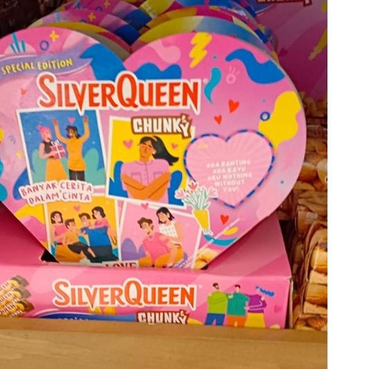 

❇ silver queen Silverqueen silverQuin chocolate Chunky bar edisi cinta love 3x30gr ➫