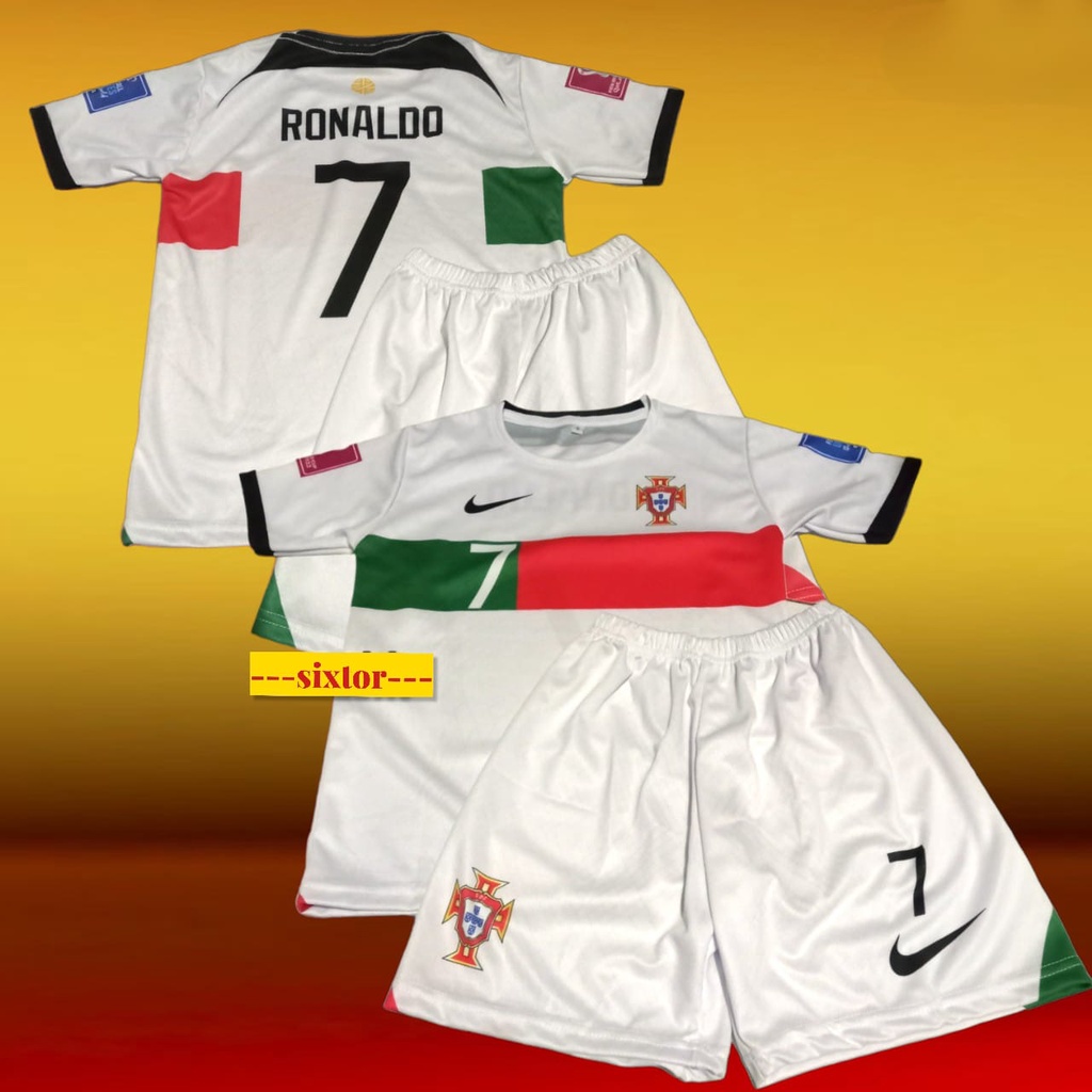 JERSEY PORTUGAL AWAY RONALDO STELAN ANAK BOLA PIALA DUNIA