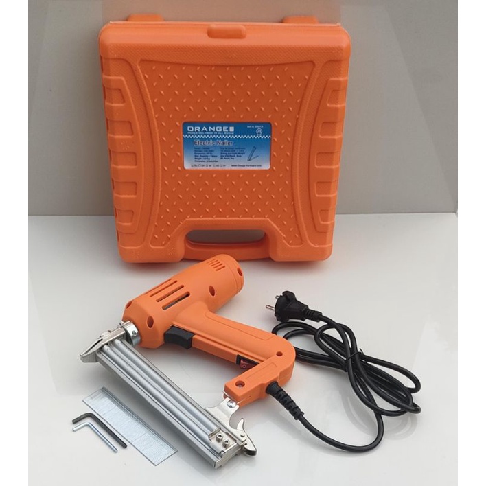 GUN HEKTARE F30 LISTRIK 1800WAT ORANGE ELECTRIC NAILER GUN MESIN PAKU TEMBAK