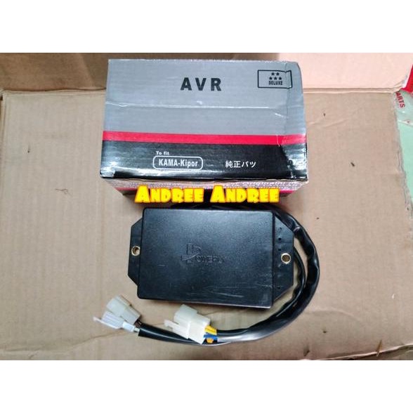 AVR Genset Solar Silent 10 Kabel utk mesin Kama Kipor Krisbow dll 186F 186 F L90 L-90 5000watt 6700w