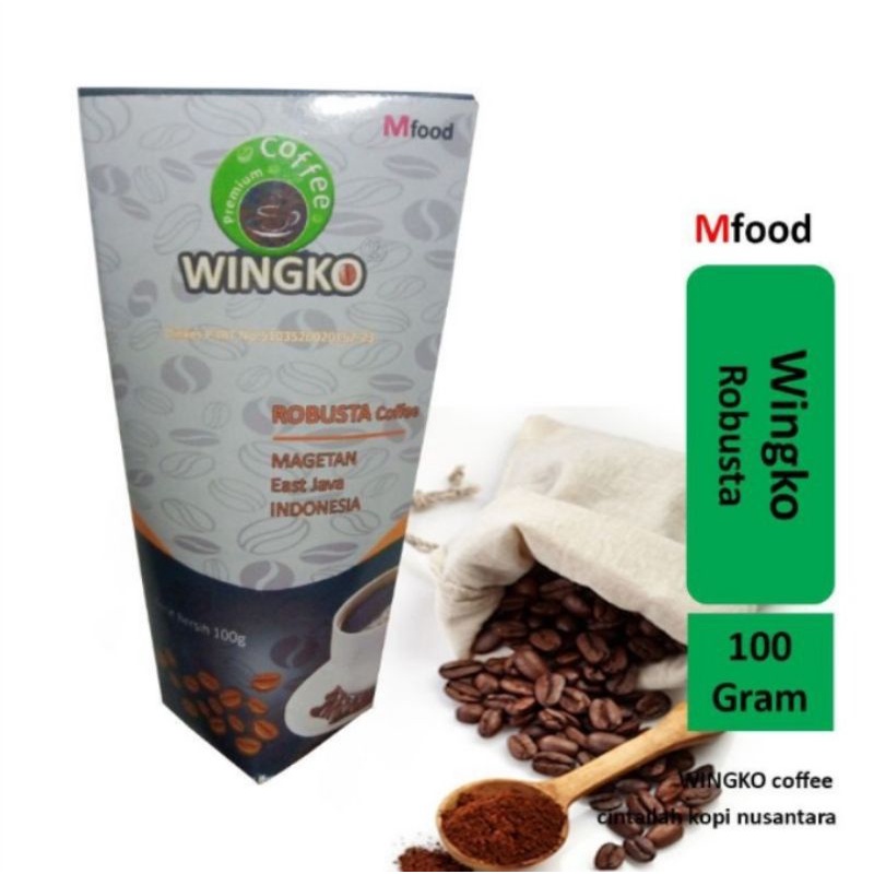 

kopi robusta 100g merek wingko