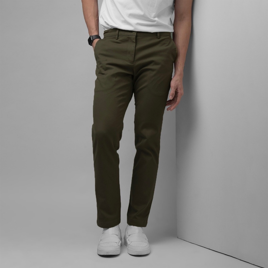 Celana Chino Pria Celana Panjang Wood Casual Slim Fit Katun Stretch Premium Best Seller