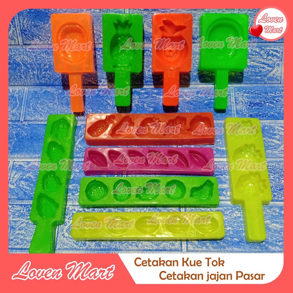 CETAKAN KUE TOK - CETAKAN KUE SATU - CETAKAN JAJAN PASAR - CETAKAN KUE KU GORENG - CETAKAN BUAH NANA