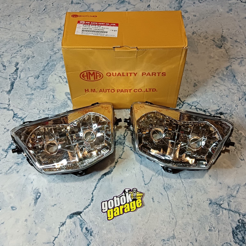 REFLEKTOR LAMPU DEPAN WAVE 110 100 SUPRA 110 100 ORIGINAL HMA THAILAND