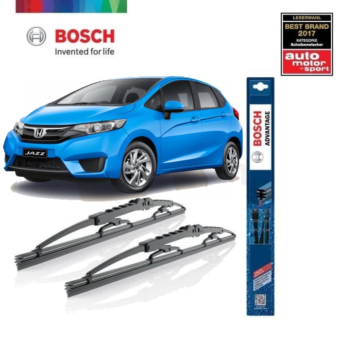 Wiper Blade New Jazz BOSCH Sepasang Advantage 14-26&quot; ORIGINAL