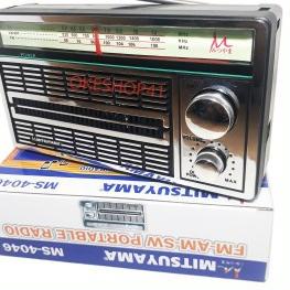 ☇ Radio Mitsuyama MS-4046 FM AM SW / Radio Portable AC DC Mitsuyama ✲