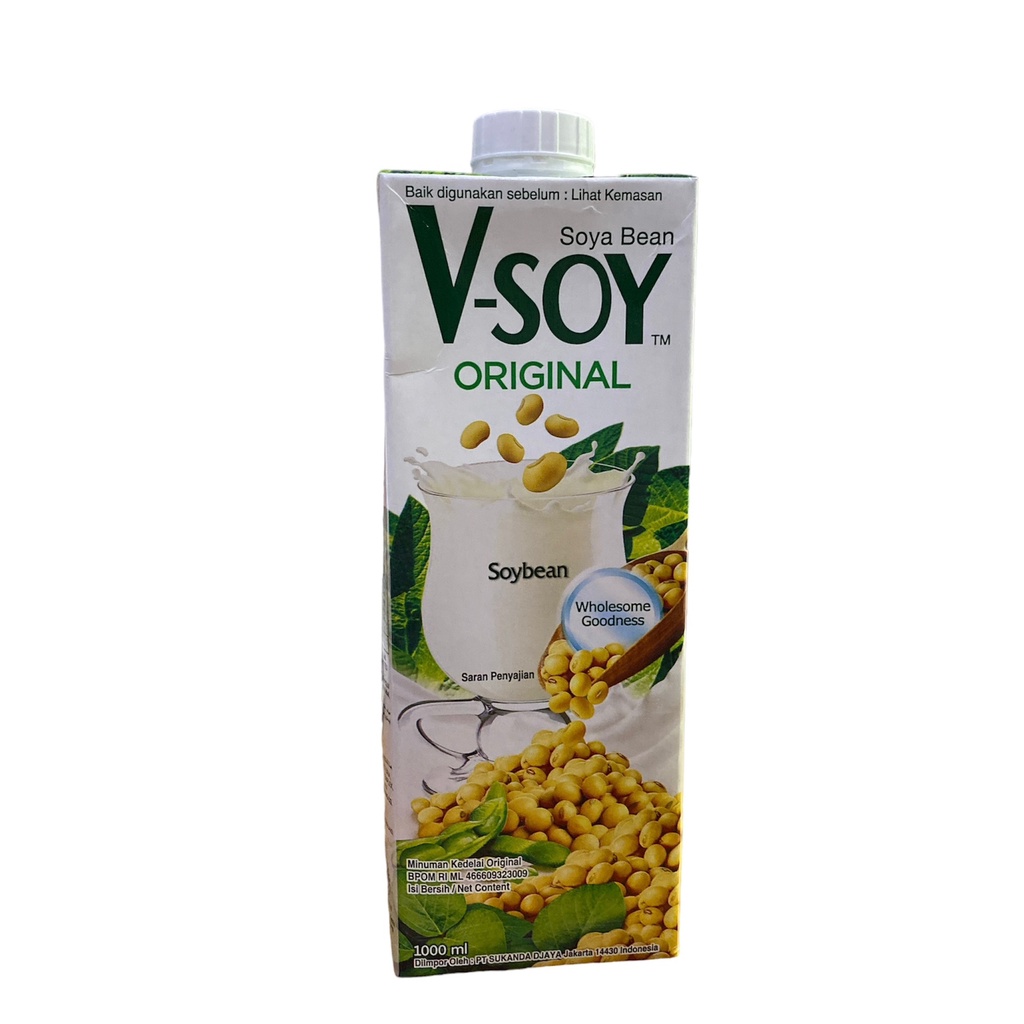 V-Soy Soya Bean Original Soy Milk Original 1L