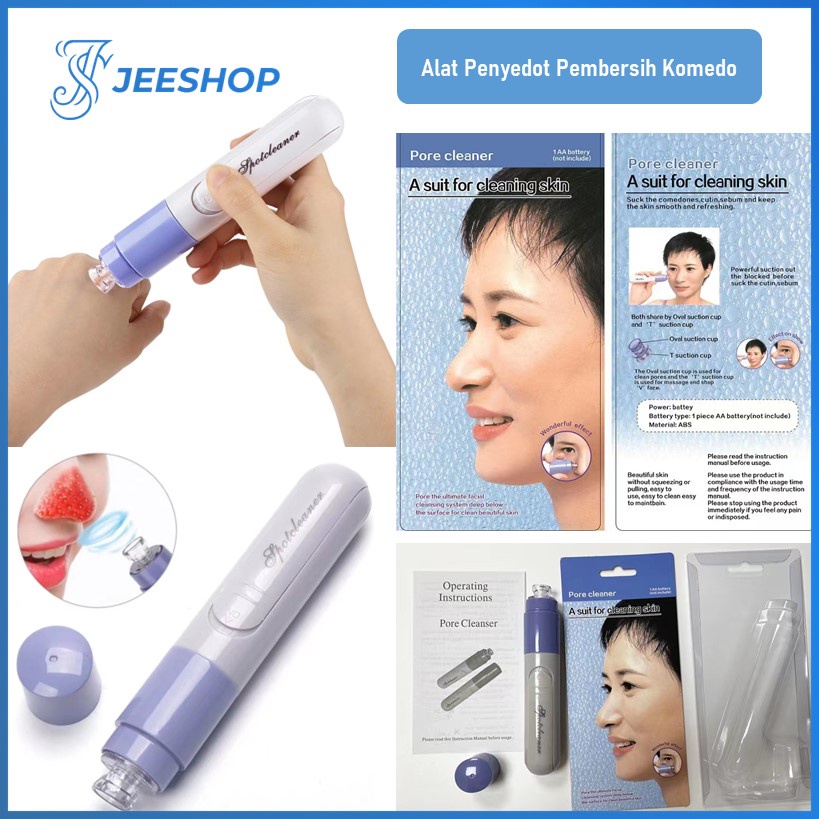 Alat Penghilang Komedo Vakum Pembersih Penyedot Komedo Perawatan Wajah Kulit