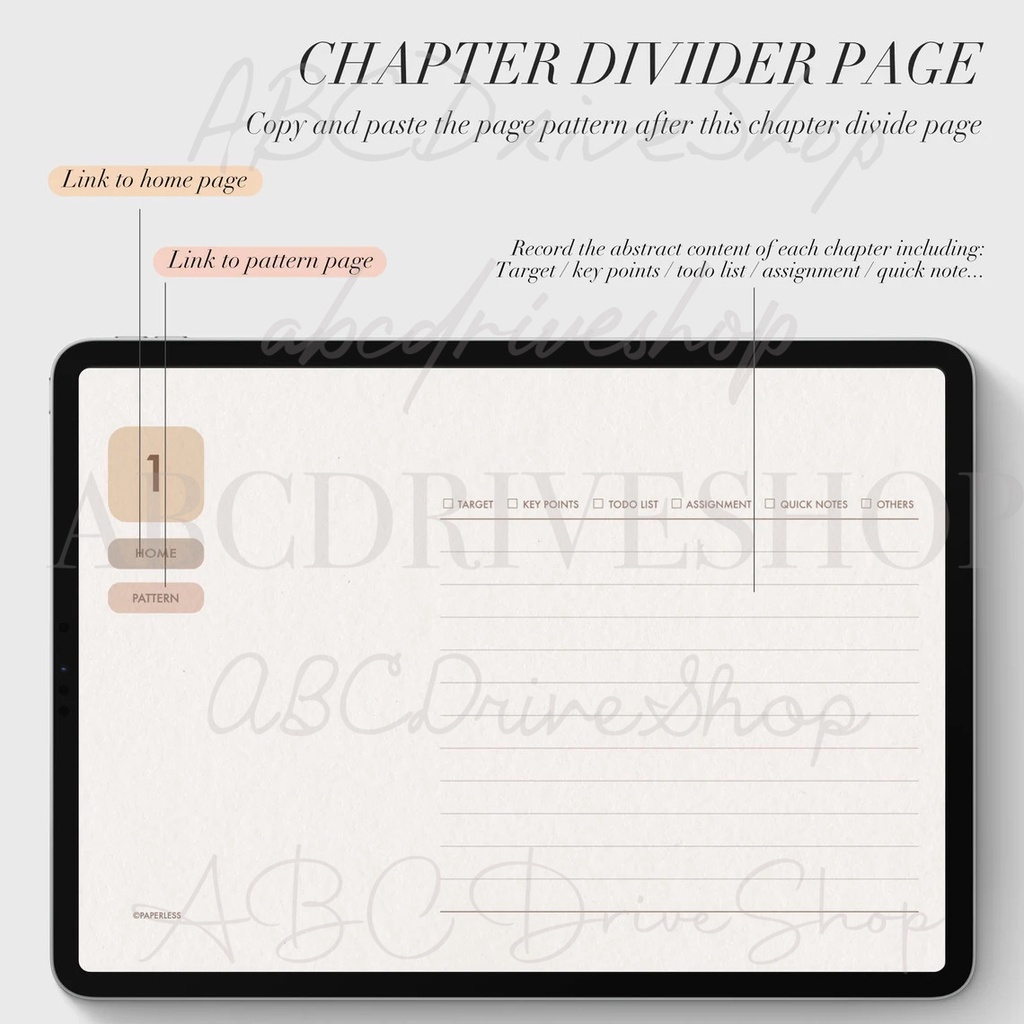 Digital Planner &amp; Journal - Class Notes