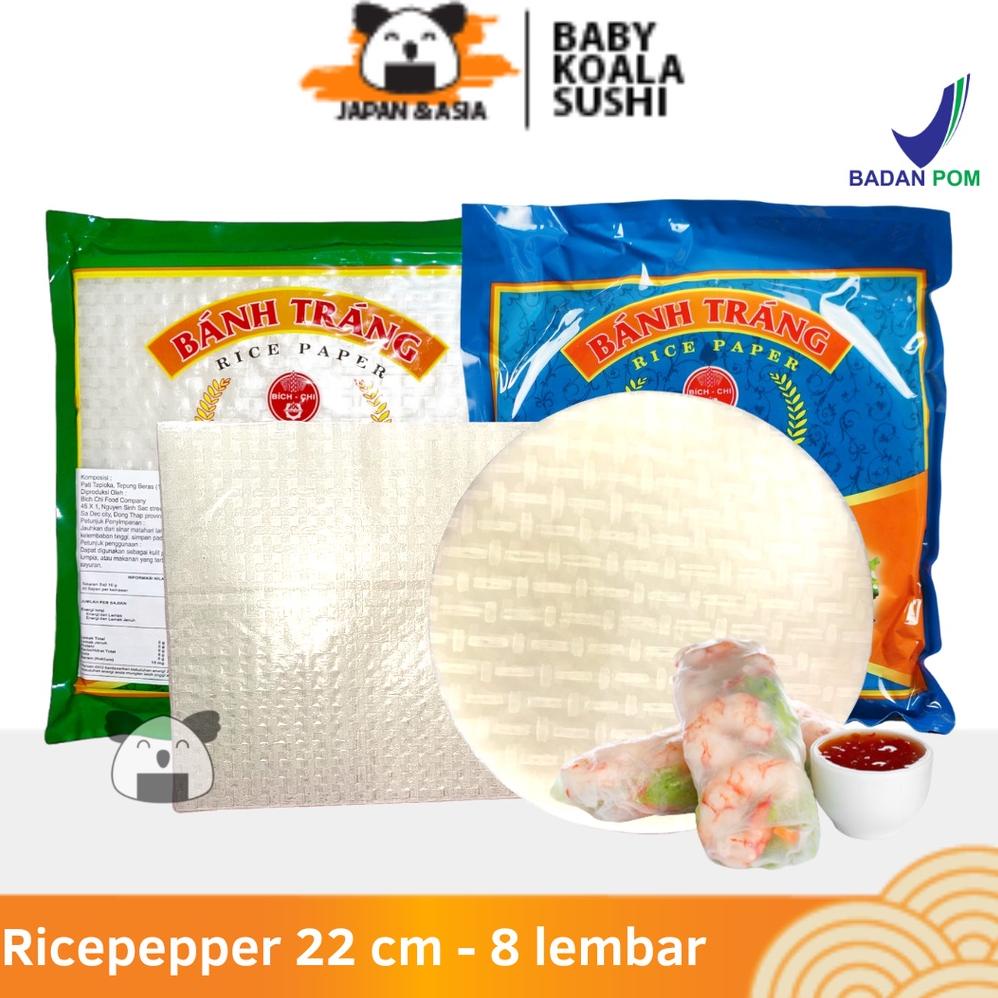 

[spin1] BANH TRANG Vietnam Rice Paper 22 cm 8 s │ Kulit Lumpia Springroll Import