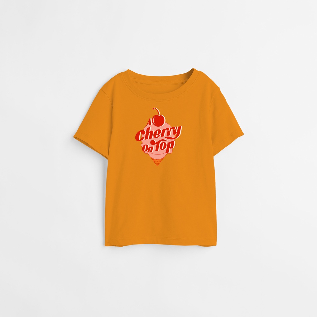 Kaos Anak i Cherry Laki - Laki Dan Perempuan - Hashi KIds