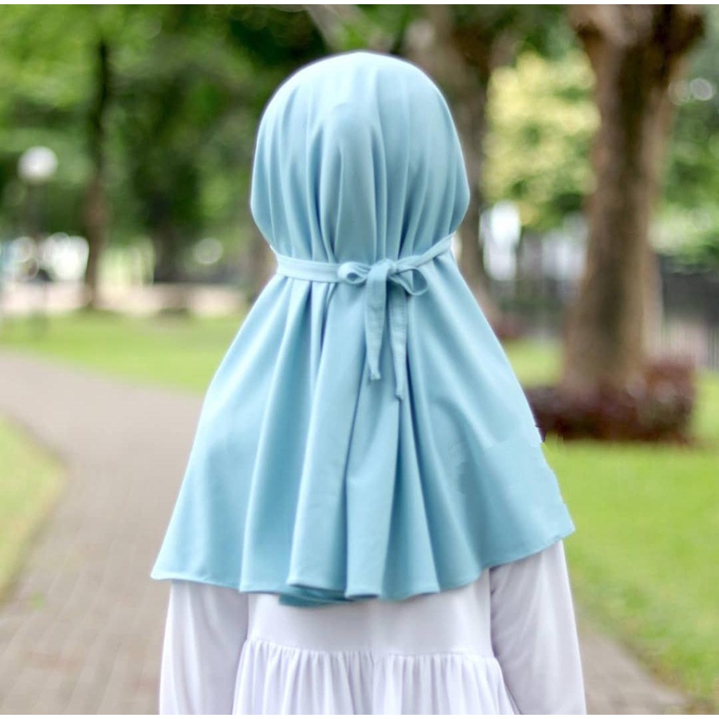 SYAHIRA BERGO HIJAB JILBAB INSTANT KERUDUNG ANAK BAHAN JERSEY WANITA MUSLIMAH PREMIUM