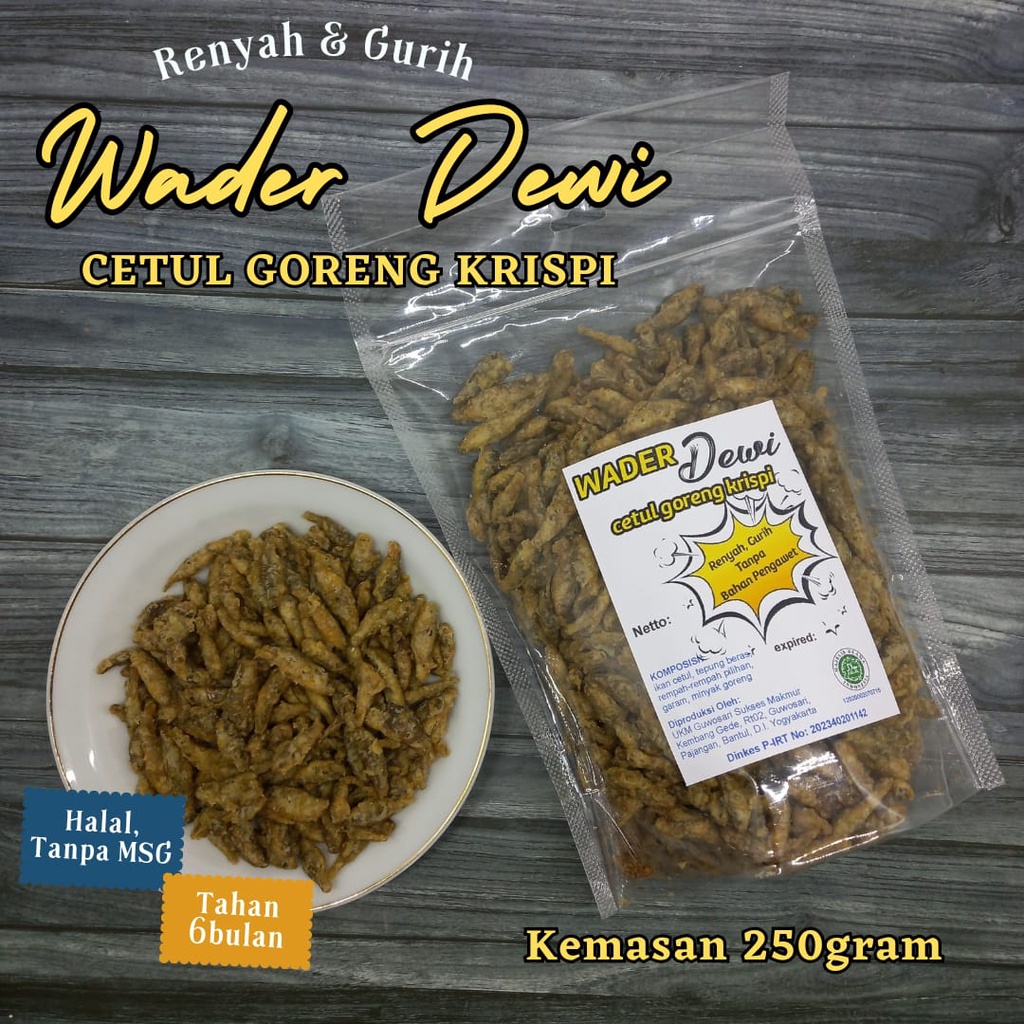 

IKAN CETUL GORENG CRISPY - WADER DEWI 250GR