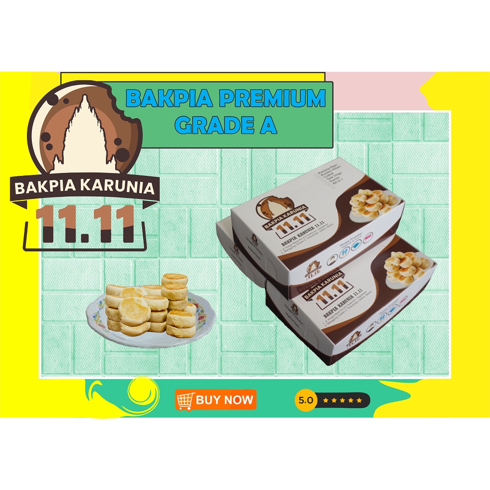 

bakpia Karunia 11.11 isi 20 grade A Premium Bakpia pathuk Jogja