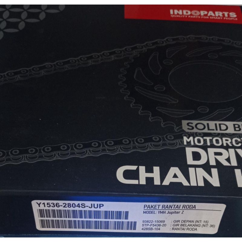 Gear Set Jupiter Z Girset Yamaha Jupiter Z Indopart 15T-36T