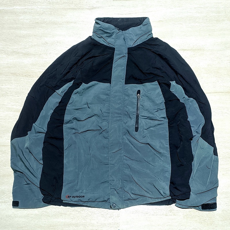 Jaket Hiking Pria Thrift RF OUTDOOR Jacket Second Branded Original Kondisi 80% Minus Hoodie