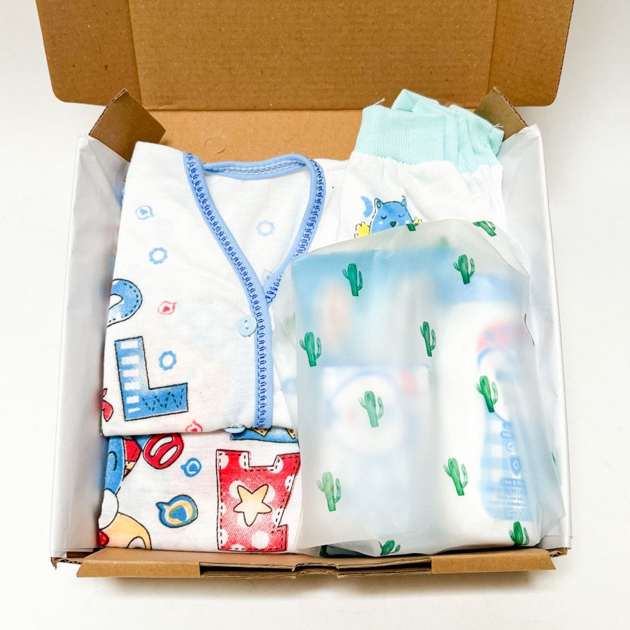 Kado Lahiran Gift Box Hampers Baby Newborn Set Bayi Baru Lahir Unisex 0 6 Bulan Laki Perempuan