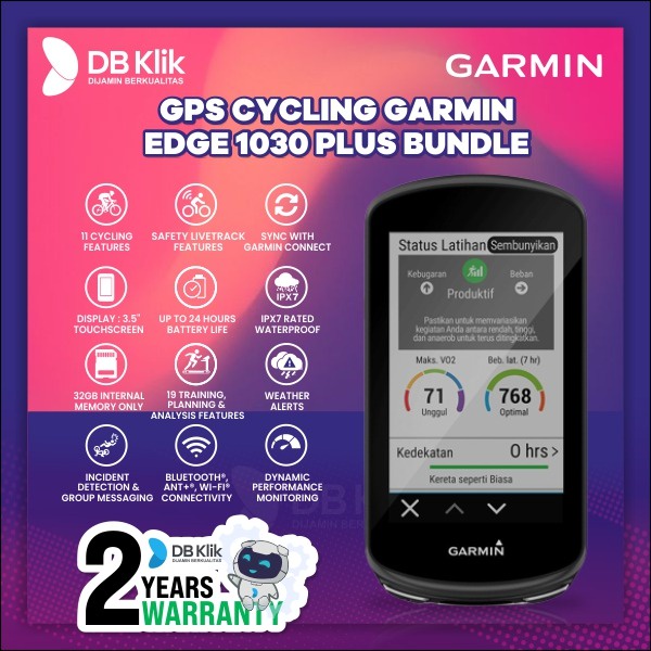 GPS Cycling GARMIN EDGE 1030 Plus Bundle Garansi Resmi (010-02424-80)