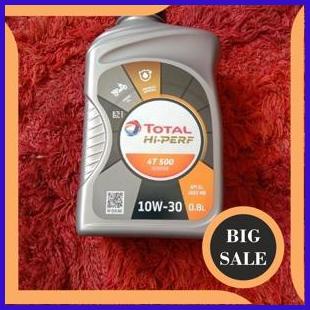pelumas mesin Oli motor total hi perf 10w30 scooter metic 800ml 1M4R23 limited stock