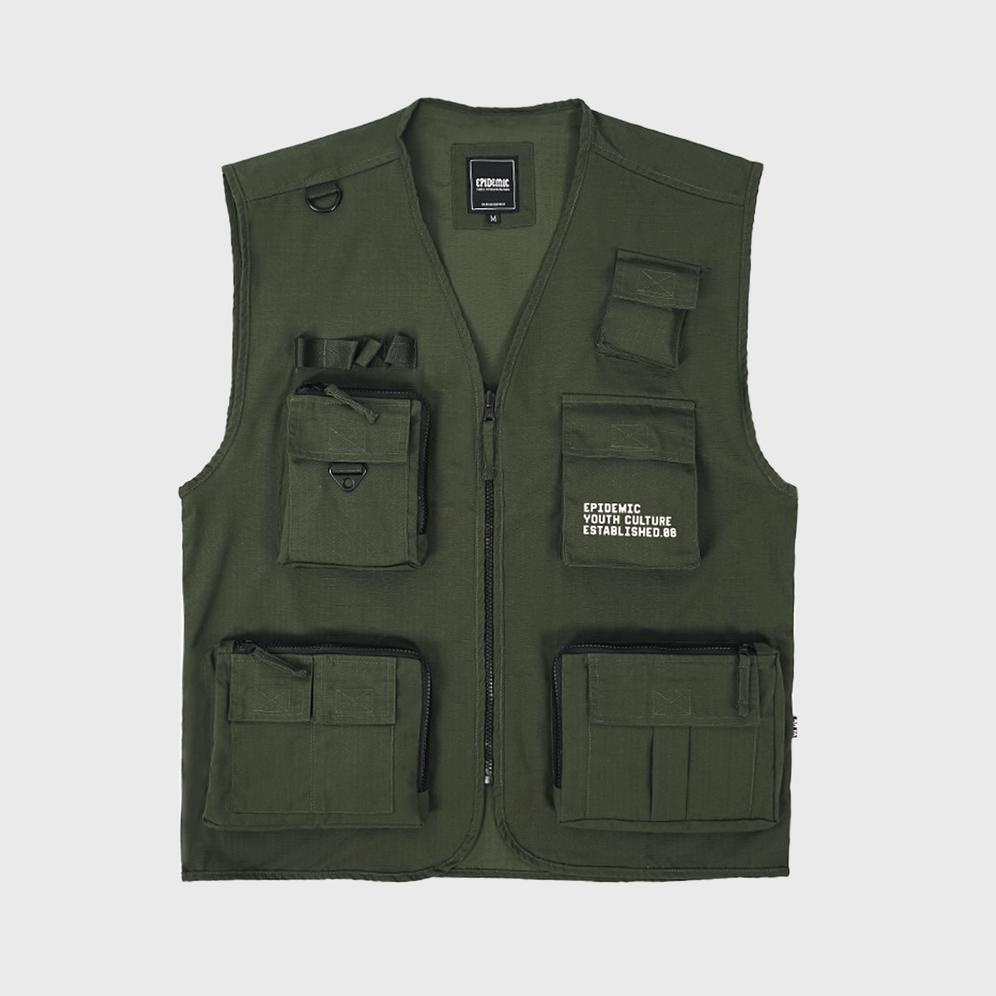 NEW STOCK Epidemic Tactical Vest | Rompi Green Warlord