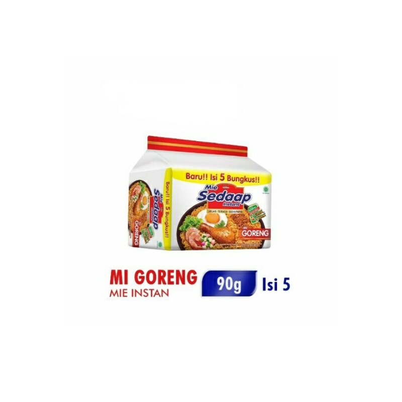 Sedaap Mie Instant Goreng 5X90g