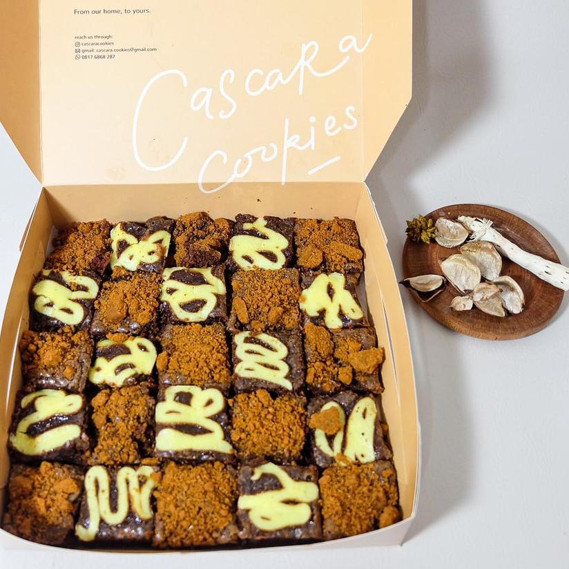 

● Cascara Cookies - Lotus Biscoff x Marble Cheese 20x20cm ❆