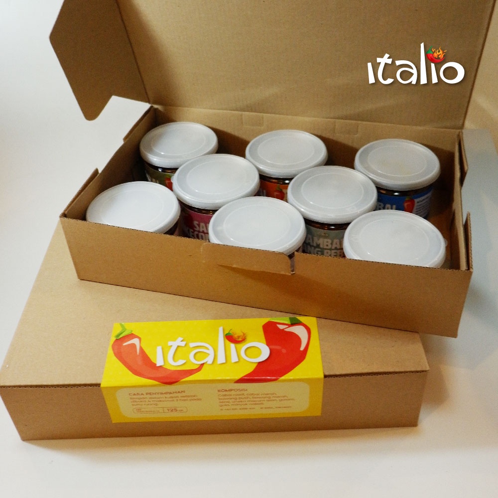 

Hampers Italio Sambal 8 varian @125gr