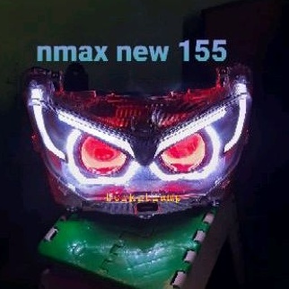HEADLAMP NMAX NEW CUSTOM BILED FRAME LAZY