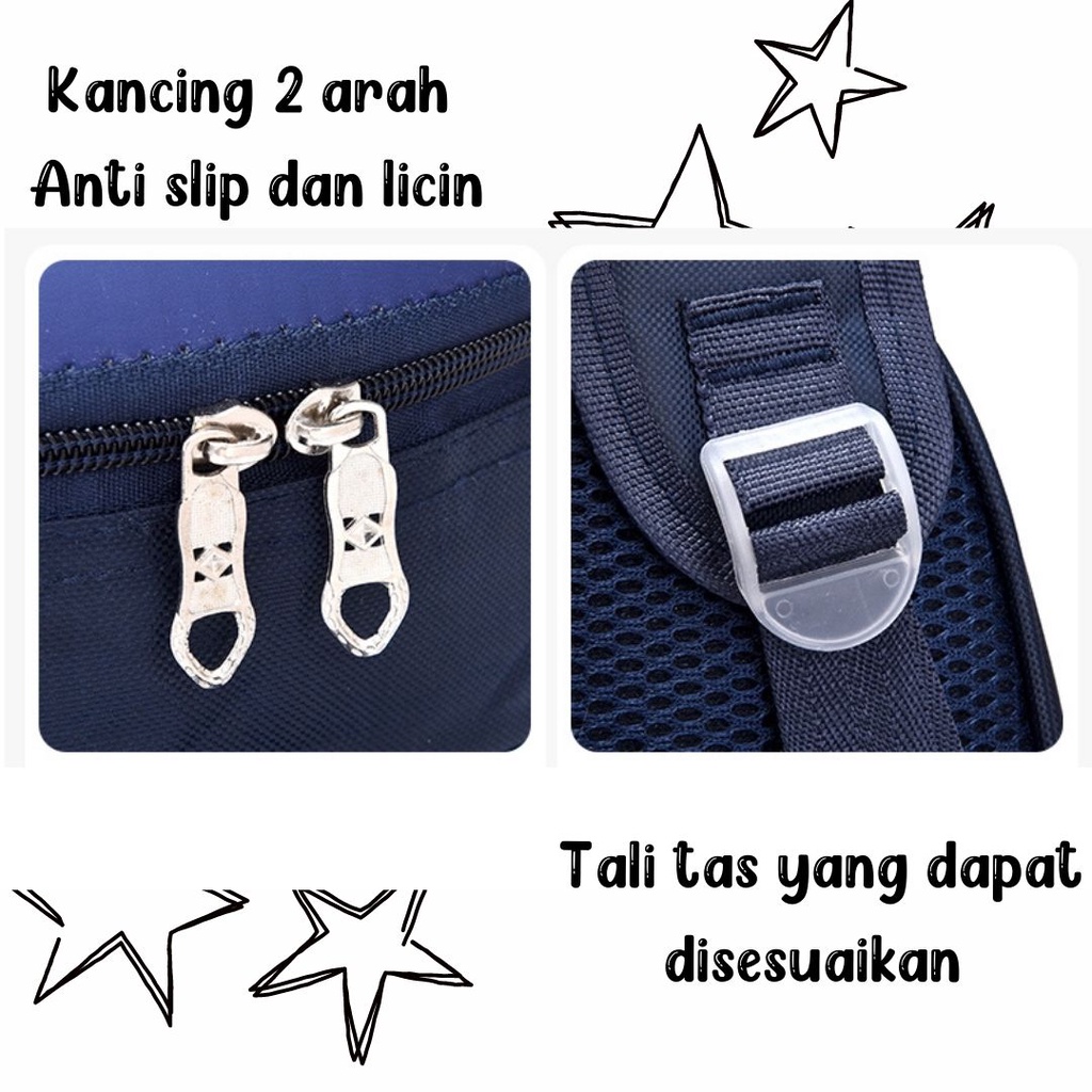 [MTOYS] Tas Ransel Anak Sekolah Anti Penyok Karakter Timbul 6D Tas Telur Series 2 Kualitas Import Premium -M0239