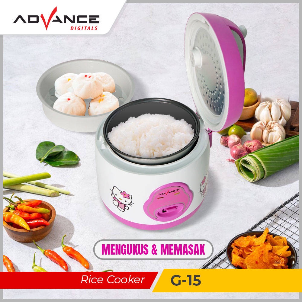 【Garansi 1 Tahun】Advance G-15 Rice Cooker Mini Penanak Nasi Kartun Lucu 1.2L Rice Cooker