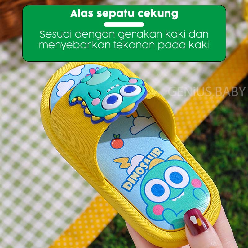 Sandal Anak Prermpuan Sandal Slop Anak Laki-laki Cewek Motif Karakter Lucu Sepatu Fashion Baru Kekinian Sendal Sandal Anak