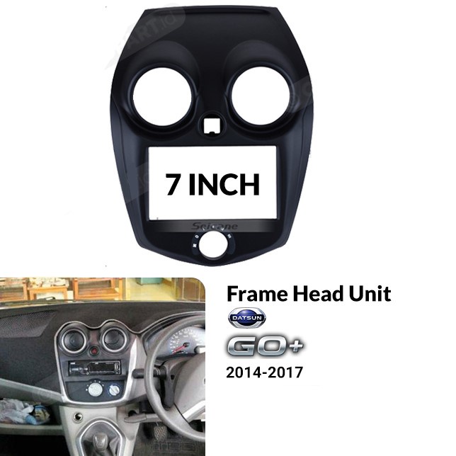 Frame Headunit 2din 7 inch Datsun GO panca 2014