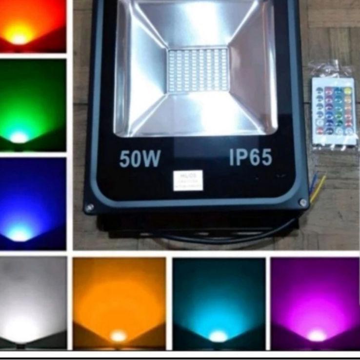 Garansi Terpercaya Lampu Sorot RGB Warna Warni 50 Watt / 100 Watt