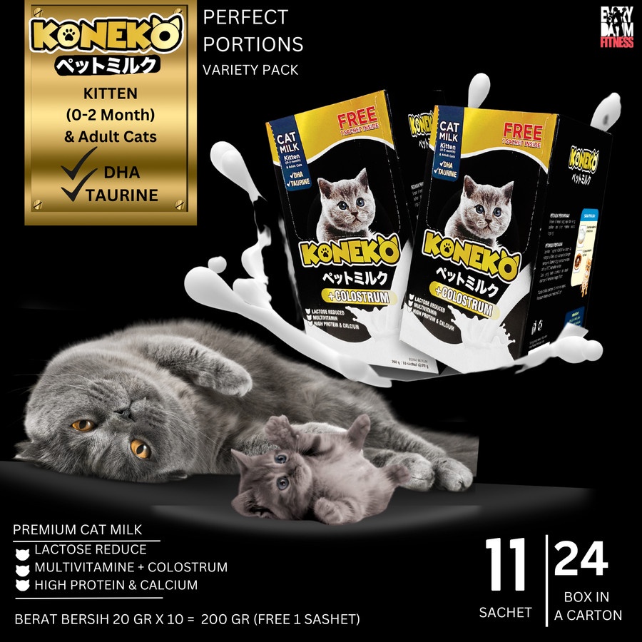 KONEKO MILK CAT 20GR 20 GRAM SUSU KUCING KONEKO 20GR