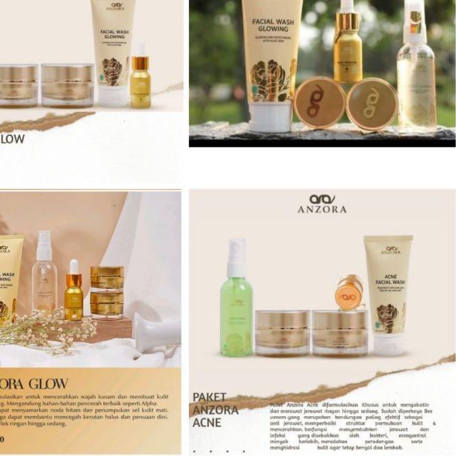 ➩ anzora - paket glow - paket acne - paket ads - anzora skincare ☂