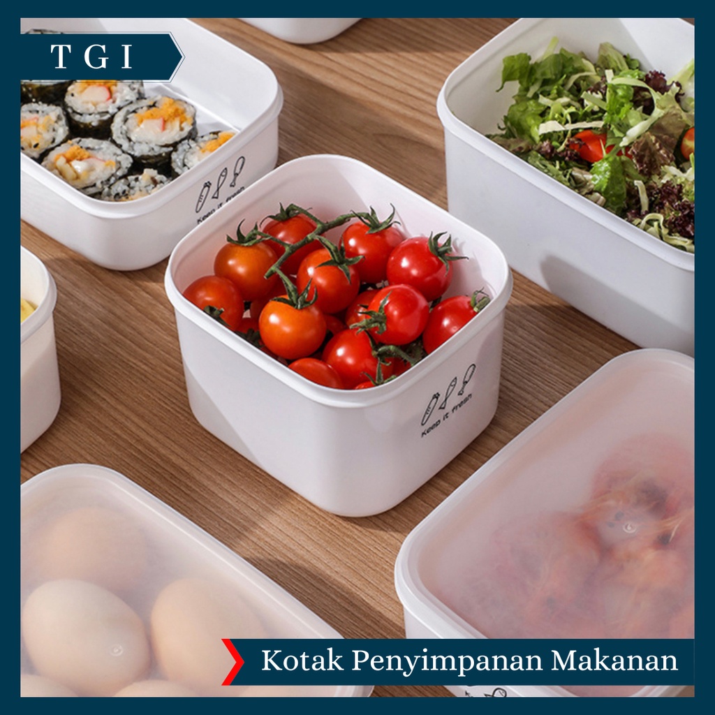 TGI -TEMPAT BUAH SAYUR MAKANAN KULKAS /  KOTAK PENYIMPANAN SERBAGUNA / FOOD CONTAINER STORAGE