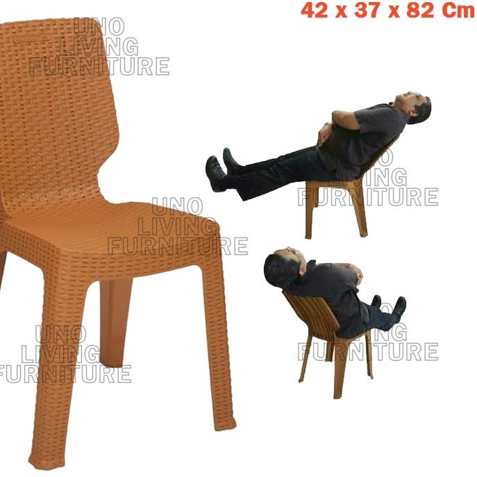 ❆ KURSI SENDER / KURSI MAKAN/ BANGKU PLASTIK SENDER ANYAMAN ROTAN MURAH TERBARU KURSI PLASTIK ANYAM 