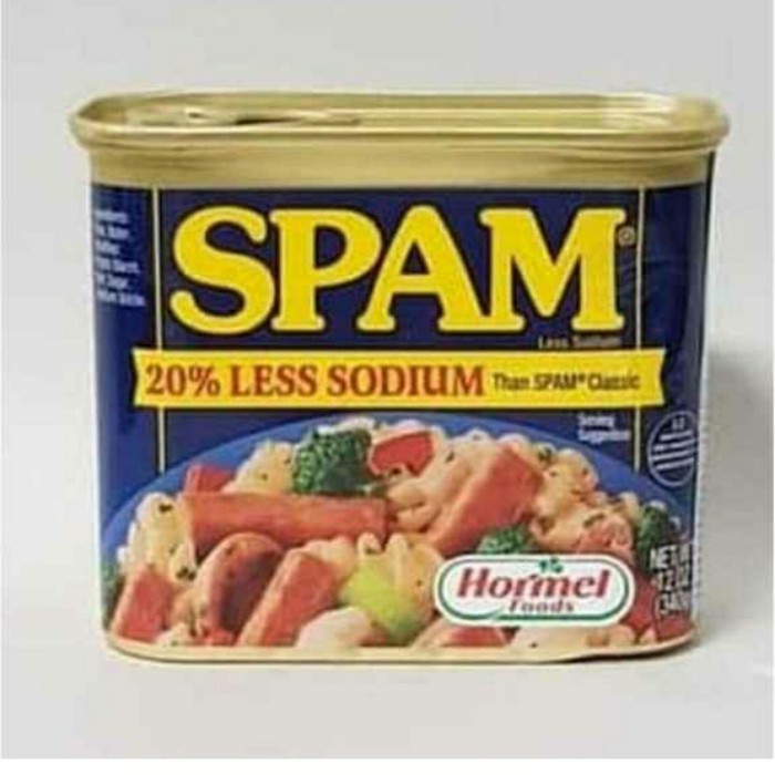 

DAGING BABI DALAM KALENG HORMEL SPAM 20% LESS SODIUM 340GR