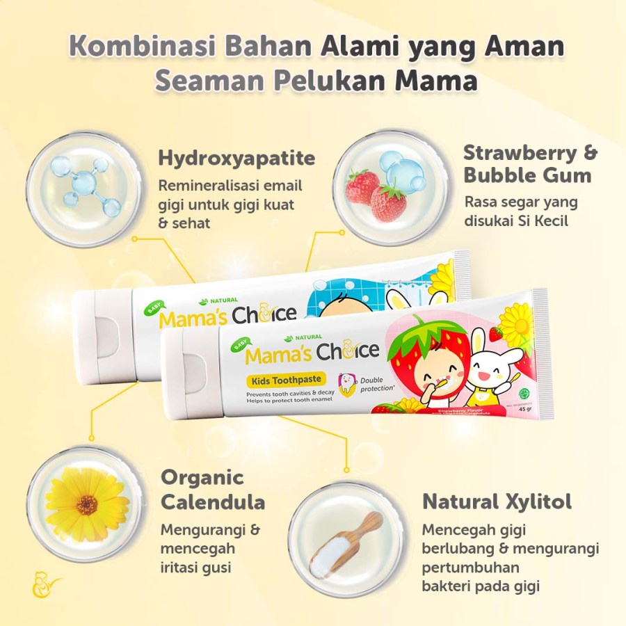 Mama's Choice Bayi dan Anak - Baby &amp; Kids Toothpaste