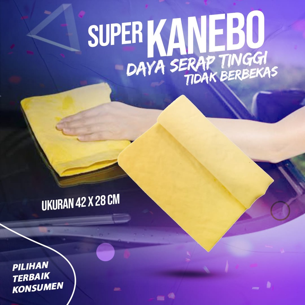 KANEBO LEBAR TEBAL DAYA SERAP TINGGI UKURAN 48 X 28 CM