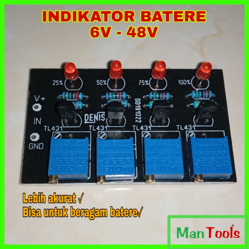 Indikator Level Batere 2S - 13S 6V - 48V