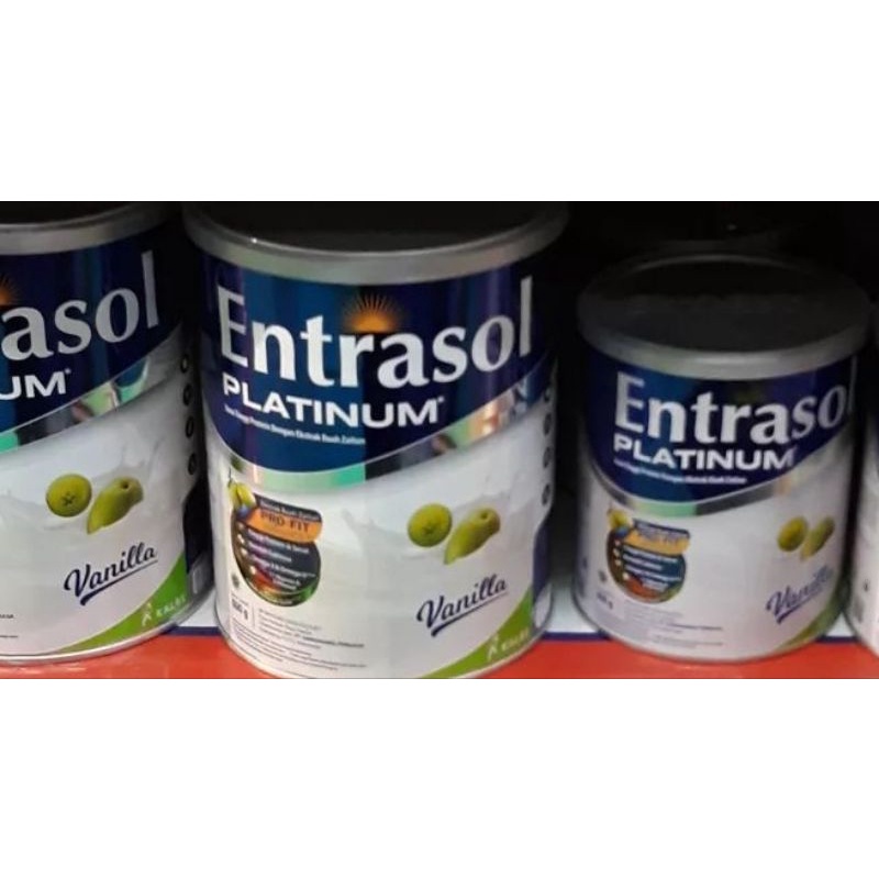 

ENTRASOL PLATINUM 400 GRAM VANILA SUSU orang tua LANSIA MILK