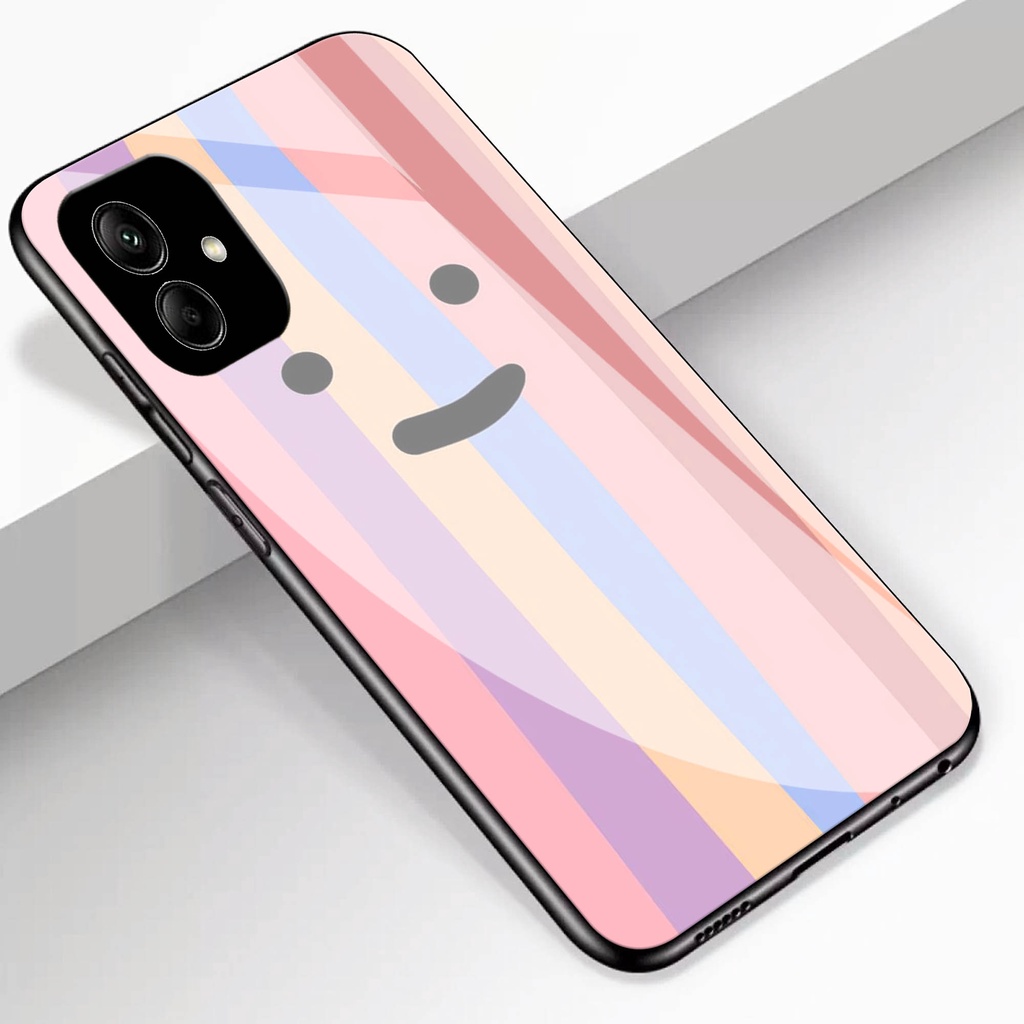 (U 111) Case Kaca Samsung A04 A04e - Casing Hp Samsung A04 A04e - Softcase Kaca Glossy Samsung A04 A