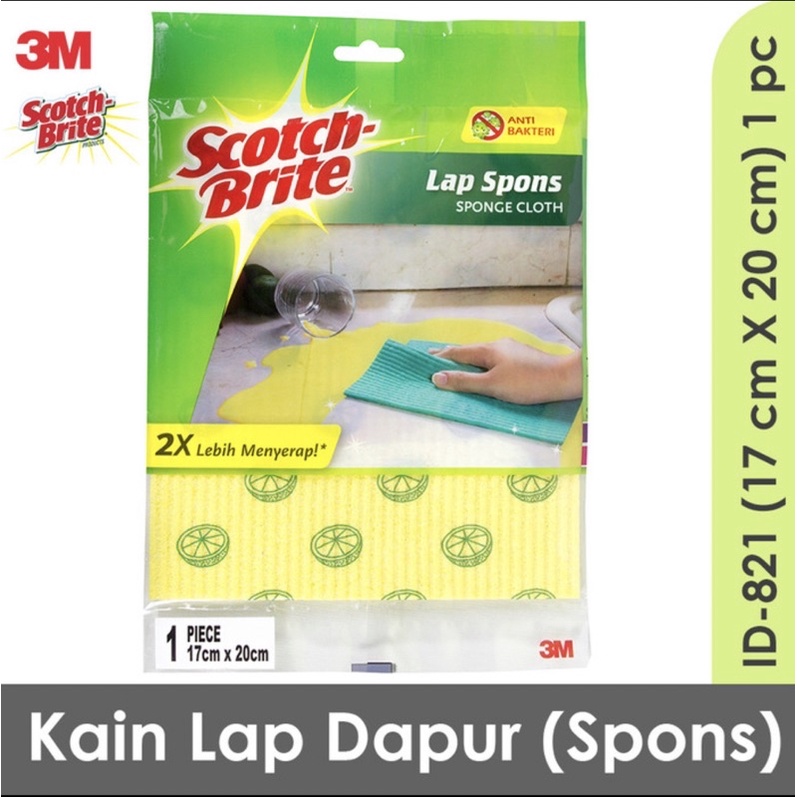 scotch brite 3M lap spons Single pack ID-821