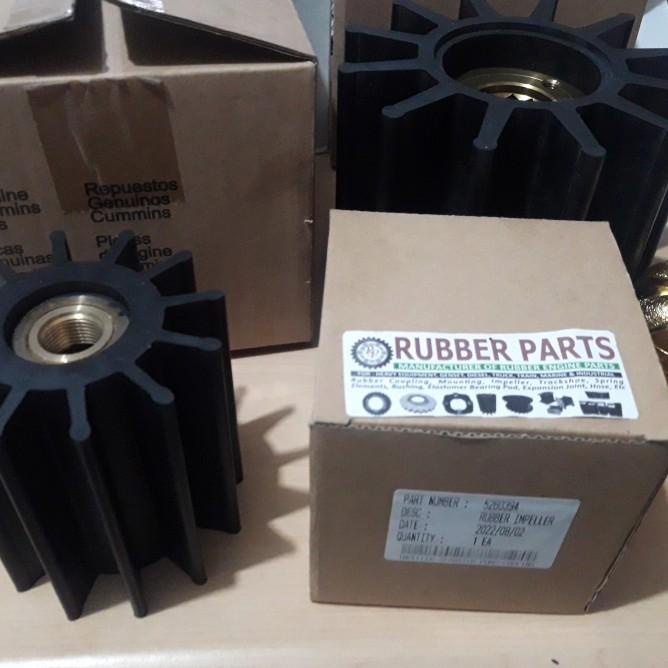 Rubber Flexible Impeller Seawater Pump Cummins 5260394 4933743 4019403