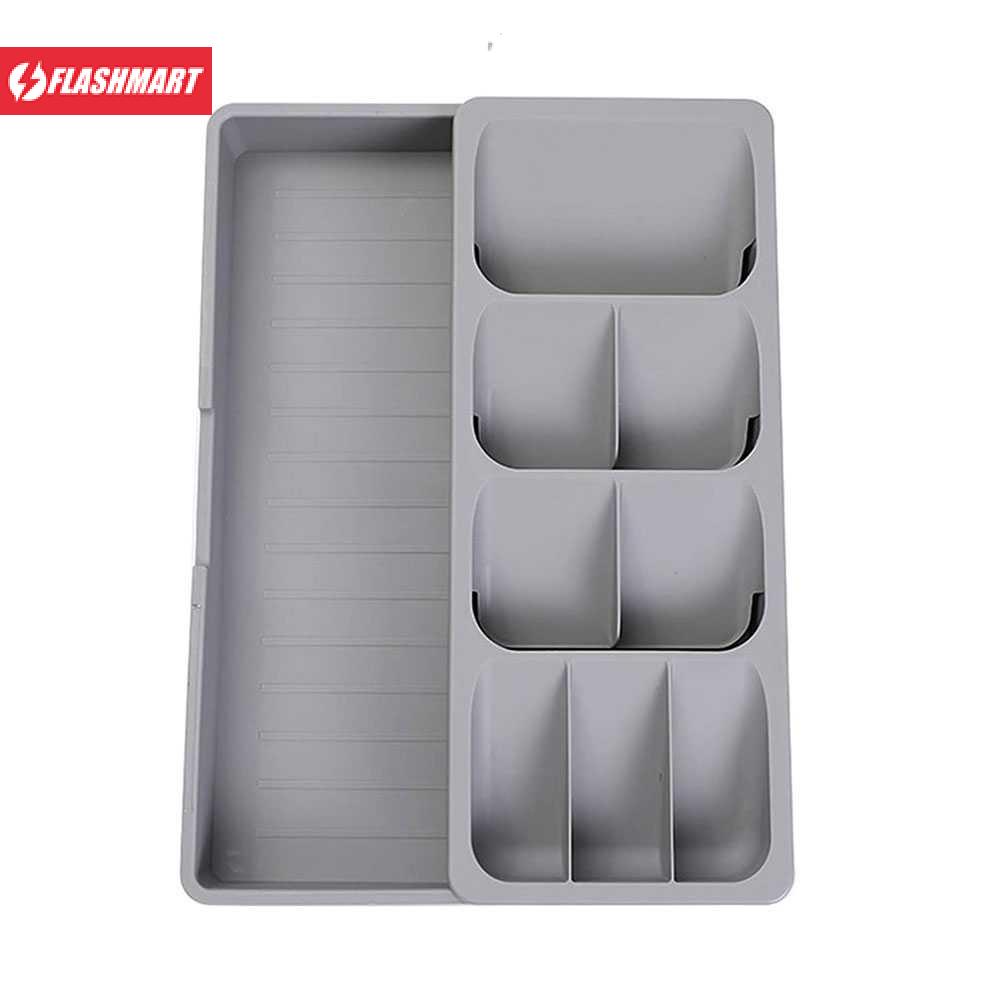 Flashmart Rak Organizer Dapur Tempat Sendok Garpu Tableware - PP24