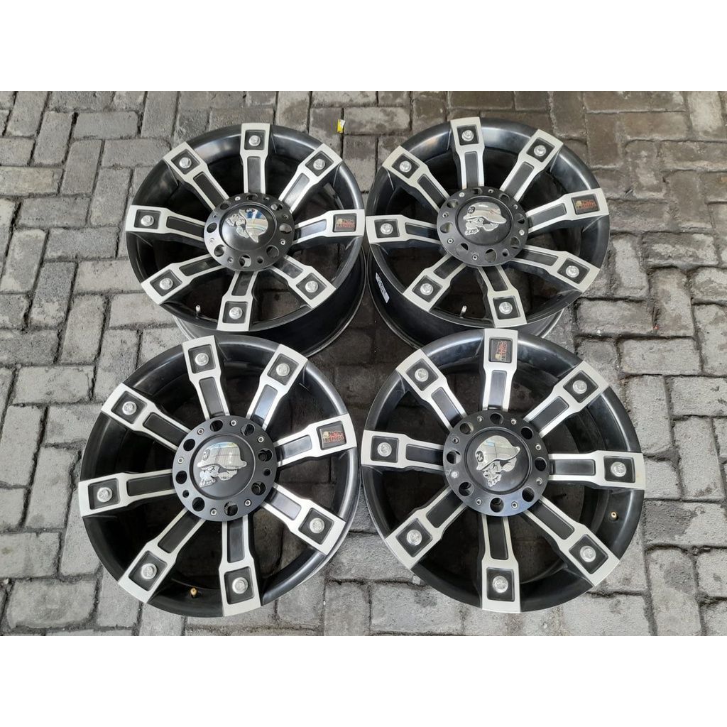 velg mobil bekas v racing ring 20 pcd 6x139 cocok untuk pajero, fortuner, terrano, prado, hilux doub