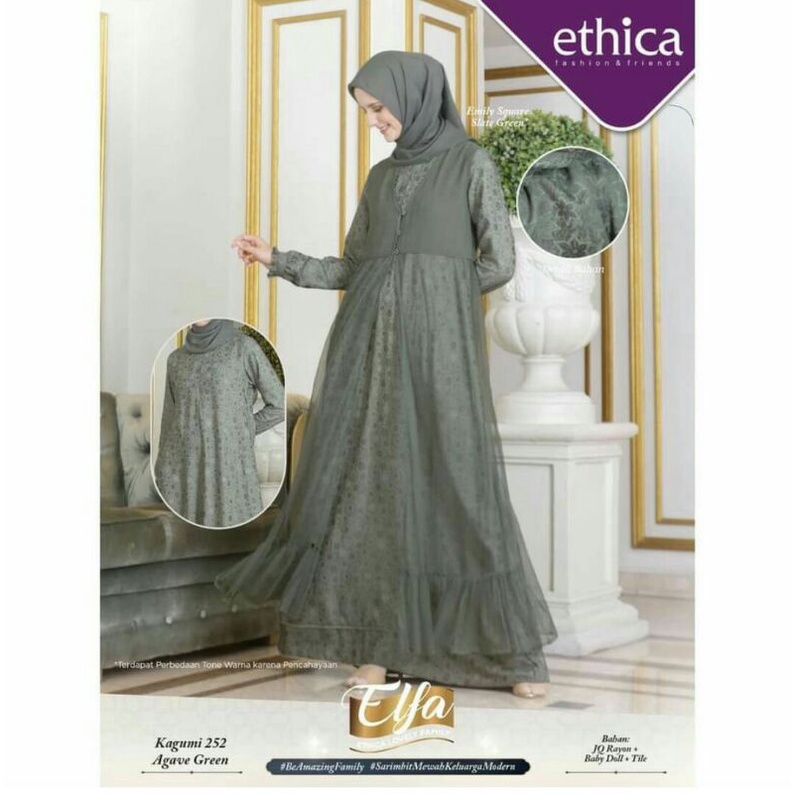 GAMIS ETHICA KAGUMI 252 AGAVE GREEN [SIZE XL]