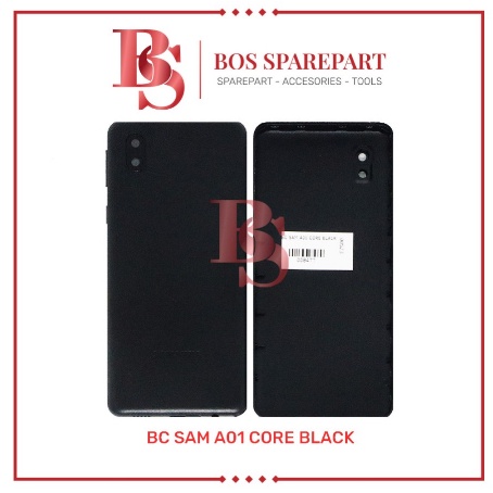 BACKDOOR / BACKCOVER SAMSUNG A01 CORE BLACK / TUTUP BELAKANG